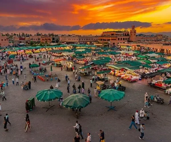 Jemaa el Fna, Marrakech, Maroc